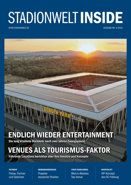 Nr. 4/2022 Stadionwelt INSIDE |  September 2022